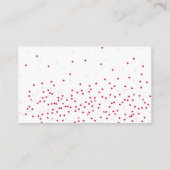 バレンタインの赤ちゃんシャワー – ブックスベビー エンクロージャーカード (裏面)