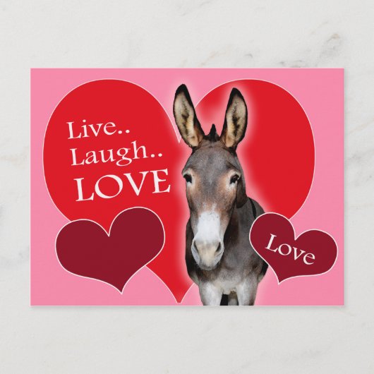 バレンタインの郵便はがき シーズンポストカード (正面)