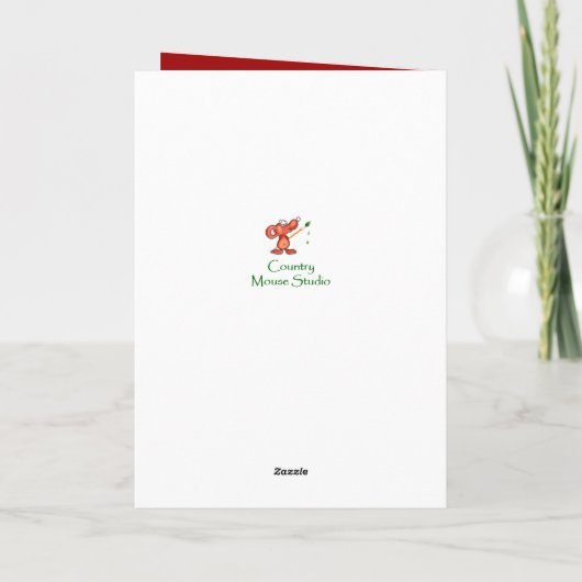 バレンタインの重要なカワウソ動物のユーモア シーズンカード (裏面)