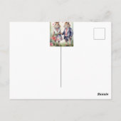 バレンタインの青 ポストカード (裏面)