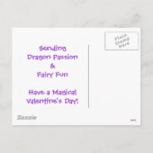 バレンタインの願い シーズンポストカード (裏面)