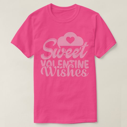 バレンタインの願い Tシャツ (デザイン正面)