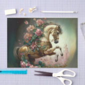 バレンタインの馬 薄葉紙 (クラフト)