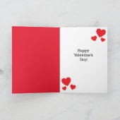 バレンタインの駒ジョーク  愛してるトマト カード (内部)