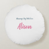 バレンタインの鳥と花に愛 ラウンドクッション (裏面)