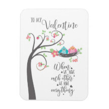 バレンタインの鳥の巣とき我々は持っている