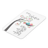 バレンタインの鳥の巣とき我々は持っている マグネット (左側)