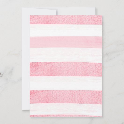 バレンタインの2回目の誕生日の招待状 招待状 (裏面)