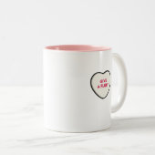 バレンタインの2015オーストラリア羊飼いTP BlueMerle2 ツートーンマグカップ (正面右)