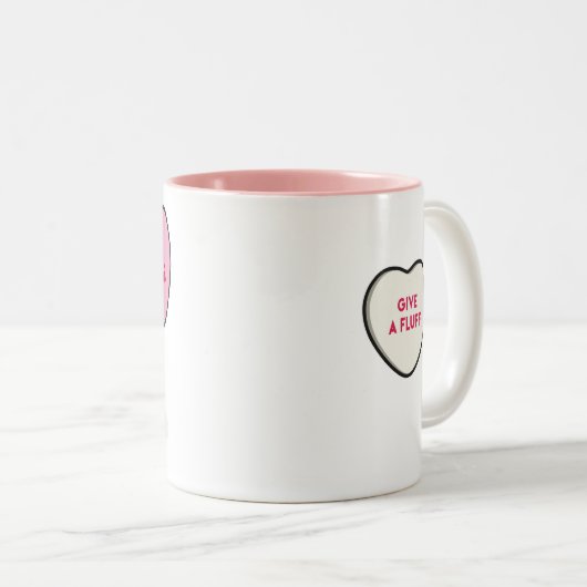 バレンタインの2015ペンブロークのコーギークロテンのコーヒー・マグ ツートーンマグカップ (正面右)