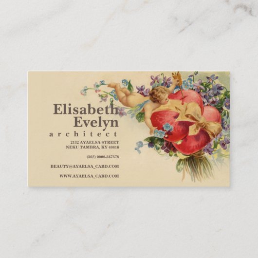 バレンタインの 名刺 (裏面)