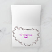 [バレンタインの]科学者のキューピッド シーズンカード (内部)