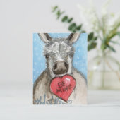 バレンタインのBurroの郵便はがき シーズンポストカード (スタンド正面)