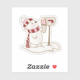 バレンタインのHelloステッカー シール