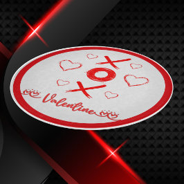 バレンタインのXOXOと赤のハート | カッティングボード