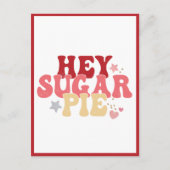 バレンタインはがきおもしろい,シュガーパイ ポストカード (正面)
