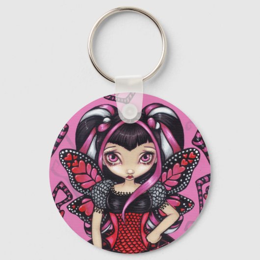 「バレンタインはどこだ?」 キーホルダー (正面)