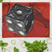 バレンタインはキッチンハンドタオルが大好き キッチンタオル (折り畳み)