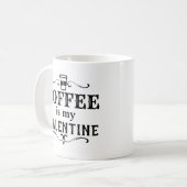 バレンタインはコーヒー様 コーヒーマグカップ (正面左)