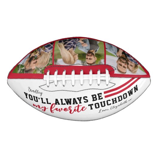 バレンタインは常に私のタッチダウンお気に入りのである アメリカンフットボール (正面)