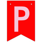 バレンタインは旗をバントする鉱山の赤いハートです バンティングフラッグ (第3の旗)