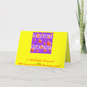 バレンタインへの黄色いバラ – バレンタインカード シーズンカード (裏面)