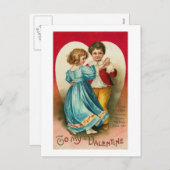 バレンタインへ(14) シーズンポストカード (正面/裏面)