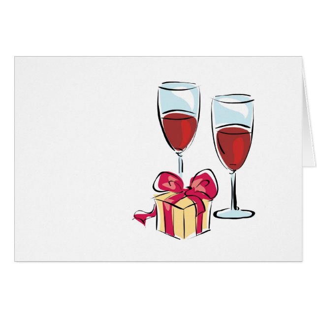 バレンタインまたは記念日カード (正面横)