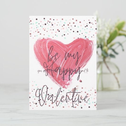 バレンタインをくれる?バレンタインデイカード サンキューカード (スタンド正面)