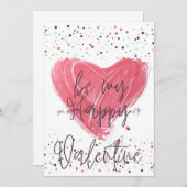 バレンタインをくれる?バレンタインデイカード サンキューカード (正面/裏面)