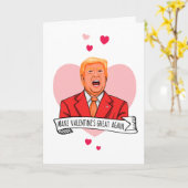 バレンタインを再び偉大にしよう カード (黄色い花)