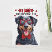 バレンタインを愛して作ったボセロン犬 シーズンカード (正面)