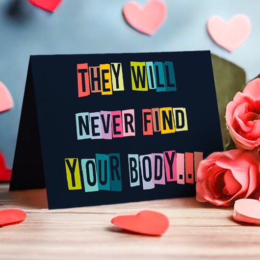 バレンタインを見つけられなおもしろいい シーズンカード