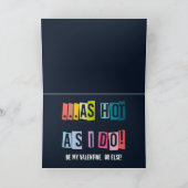 バレンタインを見つけられなおもしろいい シーズンカード (内部)