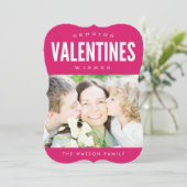 . .バレンタインを送ると、かわいい写真カードを シーズンカード (スタンド正面)