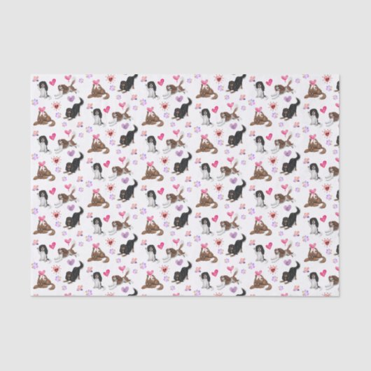 バレンタインアンドラブカバリエティッシュペーパー 薄葉紙 (正面)