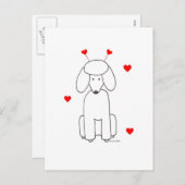 バレンタインイヤープードル シーズンポストカード (正面/裏面)