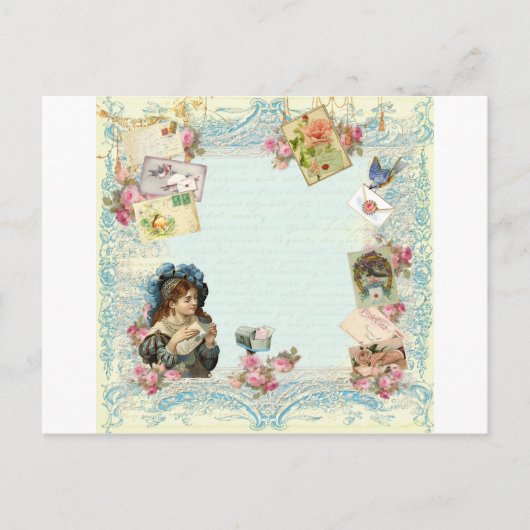 バレンタインエフェメラララブレター シーズンポストカード (正面)