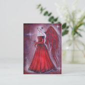 バレンタインエンジェルアートバイレネラボイホリデーカード シーズンポストカード (スタンド正面)