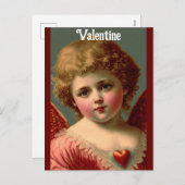 バレンタインエンジェルホリデーハガキ シーズンポストカード (正面/裏面)