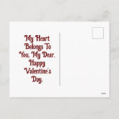 バレンタインエンジェルホリデーハガキ シーズンポストカード (裏面)