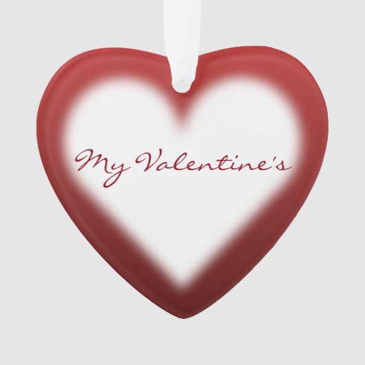 バレンタインオーナメントカスタマイズラヴオーナメント オーナメント (正面)