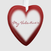 バレンタインオーナメントカスタマイズラヴオーナメント オーナメント (正面)