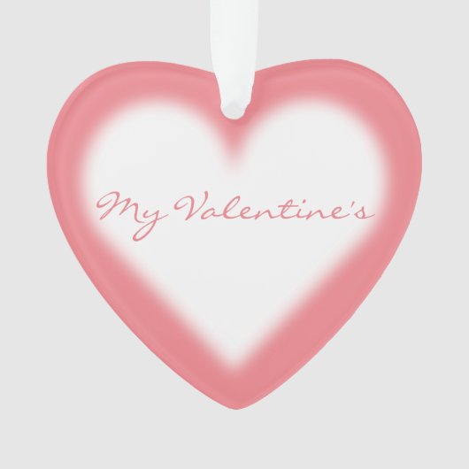 バレンタインオーナメントカスタマイズラヴオーナメント オーナメント (正面)