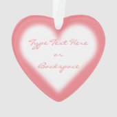 バレンタインオーナメントカスタマイズラヴオーナメント オーナメント (裏面)