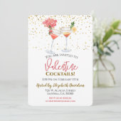 バレンタインカクテルパーティー 招待状 (スタンド正面)