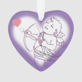バレンタインカスタムオーナメントクピッドオーナメント オーナメント (正面)
