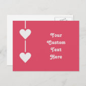 バレンタインカスタムハートはがき シーズンポストカード (正面/裏面)