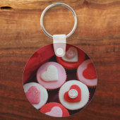 バレンタインカップケーキ キーホルダー (正面)