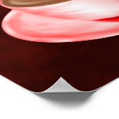 バレンタインカプチーノアートハート ポスター (角)